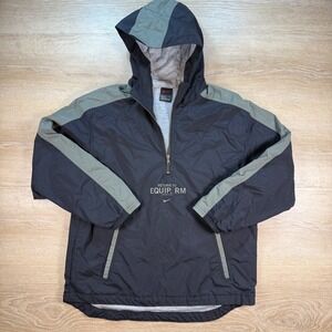 Vintage 90s Nike Youth Large Anorak Jacket Windbreaker Lined Athletic Sportswear